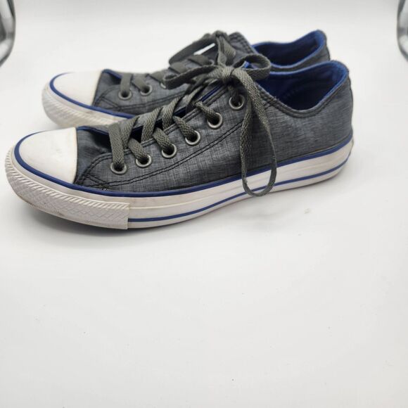 Converse Unisex All Star Canvas Denim Gray Sneakers 130180F Womens 7 Mens 5 - Picture 3 of 8